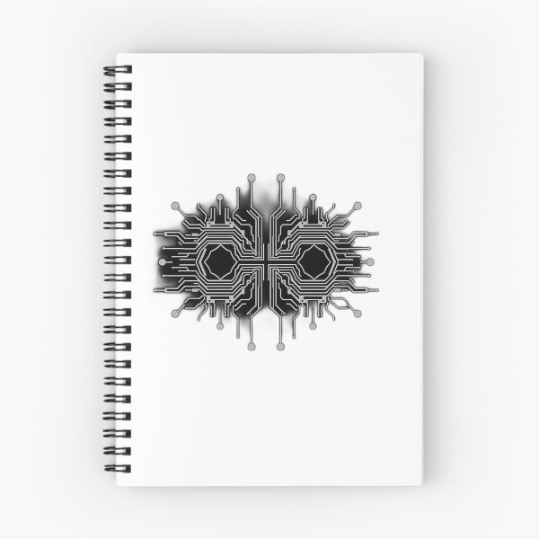 Item preview, Symmetrical Silver Circuit Patterns designed and sold by sharon1210.