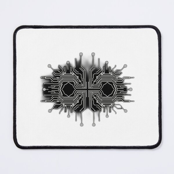 Item preview, Symmetrical Silver Circuit Patterns designed and sold by sharon1210.