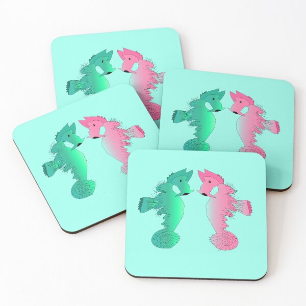 Item preview, Seahorse Love Pair by Everything Eli designed and sold by EverythingEli.