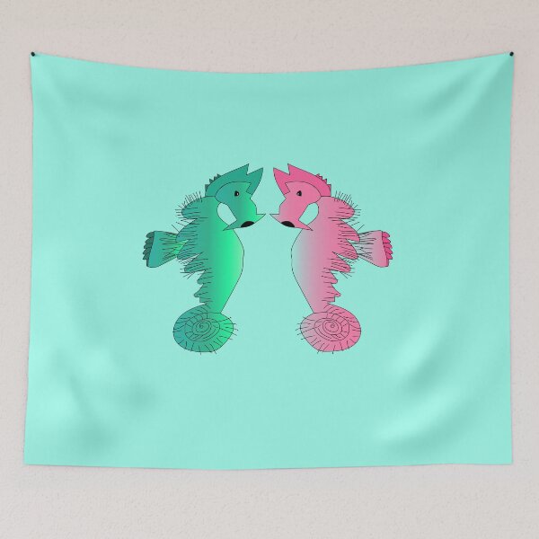 Item preview, Seahorse Love Pair by Everything Eli designed and sold by EverythingEli.