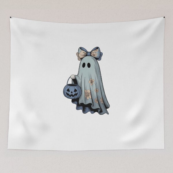 Item preview, Cute Floral Ghost Autumn Halloween designed and sold by MissRasheedHam.
