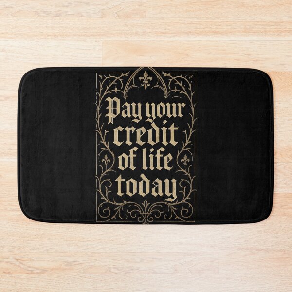 Item preview, Gothic Quote - Pay Your Credit of Life Today Ornament designed and sold by nbg2012.