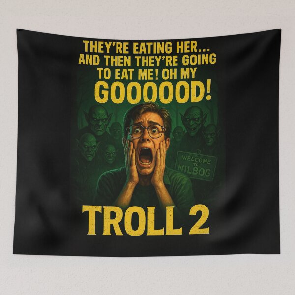 Item preview, Troll 2 Horror Movie Cult Classic Poster designed and sold by Retr0Tshirts.