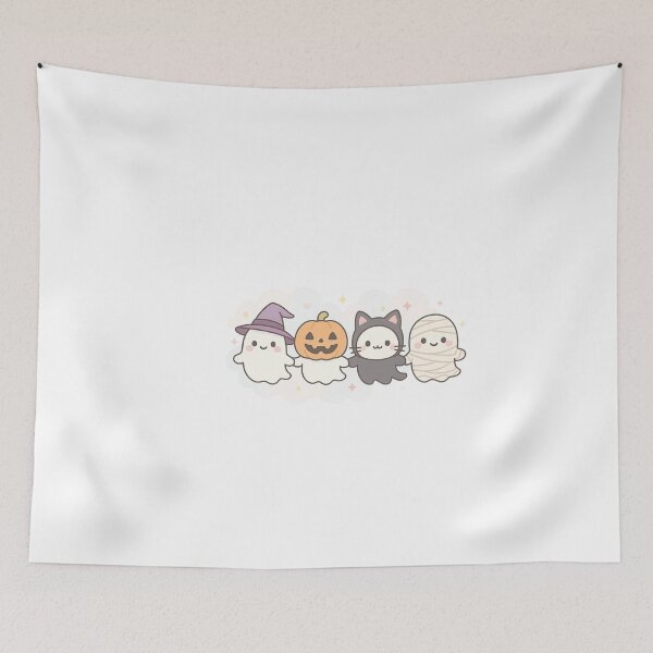Item preview, Mini Ghost Parade - Tiny Ghost Parade in Halloween Costumes designed and sold by ppcreation.