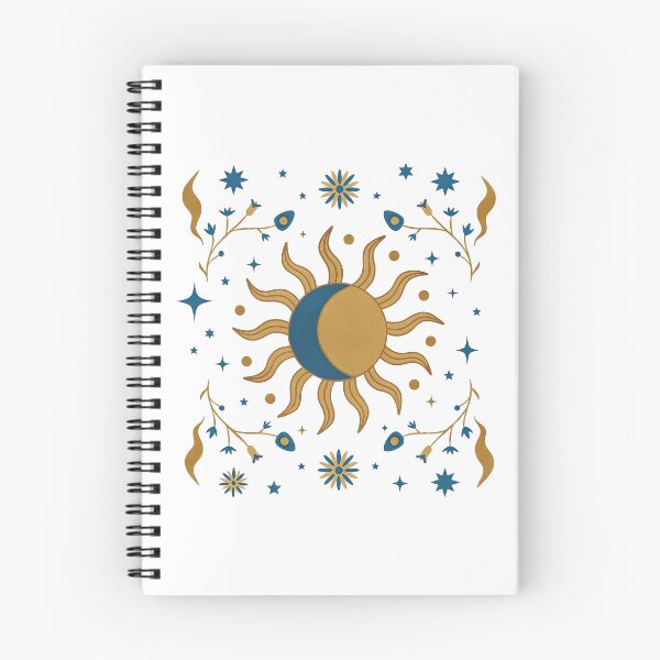 Item preview, Celestial Sun and Moon Boho Mystical Art designed and sold by ArtfulWeave.