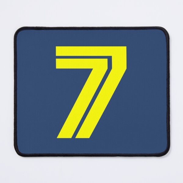 Item preview, Number 7, Yellow #7 Seven designed and sold by Jeallan Designs.