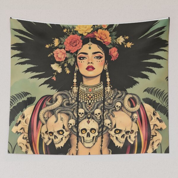 Item preview, Coatlicue – Aztec Earth Goddess of Life, Death, and Rebirth designed and sold by SoniaSarkali.