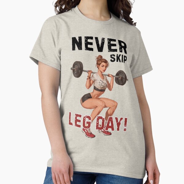 Item preview, Never Skip Leg Day designed and sold by StudioRedKoala.