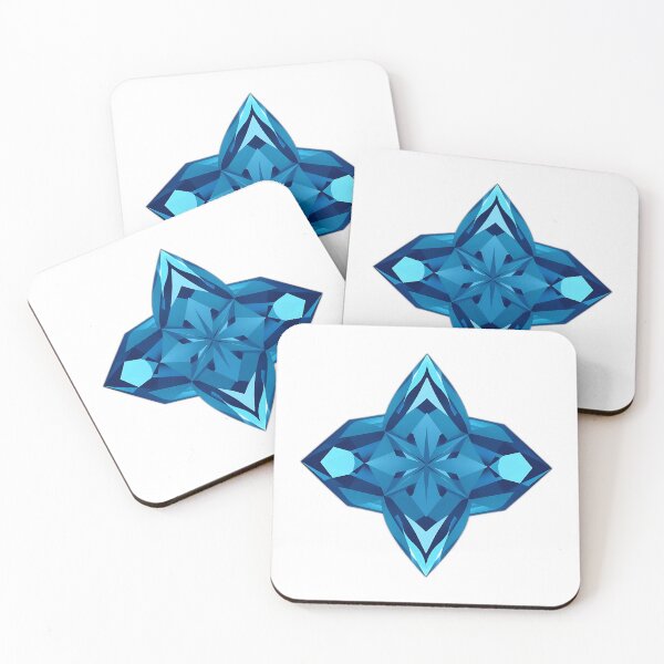Item preview, Geometric Blue Crystal Art designed and sold by sharon1210.