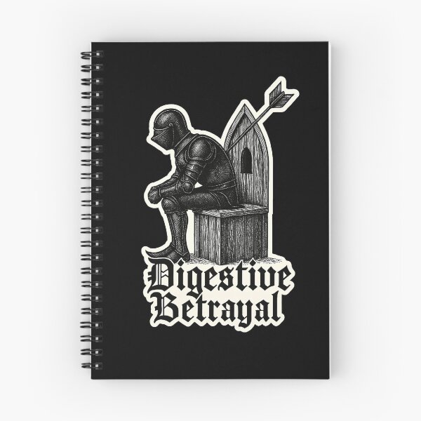 Item preview, Digestive Betrayal – Funny Medieval IBS Knight Chronic Illness HumorGut Health Meme  Toilet Joke Art) designed and sold by Shubi.