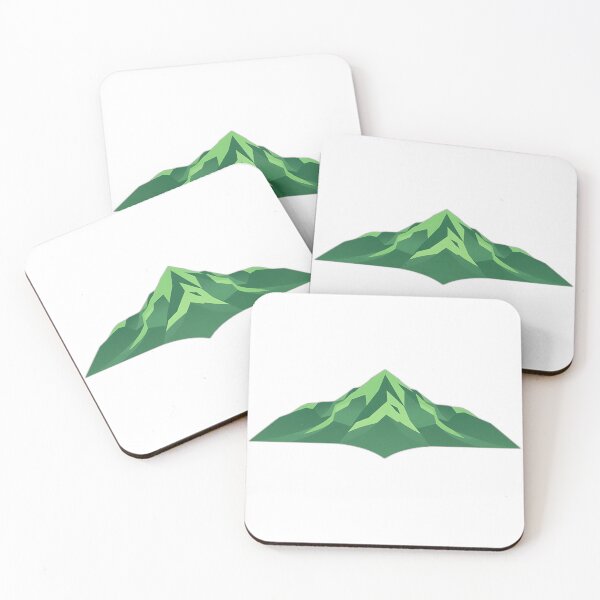 Item preview, Geometric Green Mountain Range designed and sold by sharon1210.