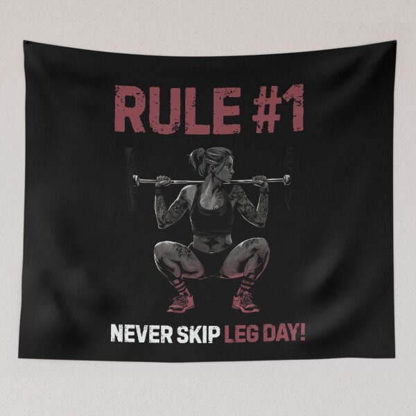 Item preview, Never Skip Leg Day designed and sold by StudioRedKoala.