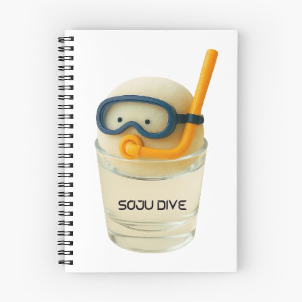 Item preview, Soju Diver – Fun Korean Drink Art designed and sold by Chef June.