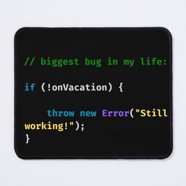 Item preview, Biggest Bug in My Life – Funny Coding T-Shirt for Programmers designed and sold by Compassolo.