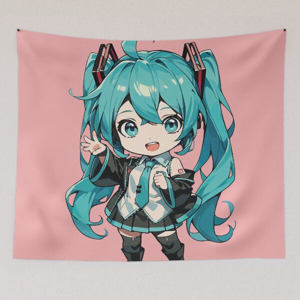 Item preview, Kawaii Miku Hatsune Chibi designed and sold by BrownHorse90s.