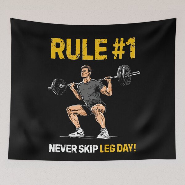 Item preview, Never Skip Leg Day designed and sold by StudioRedKoala.