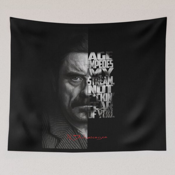 Item preview, Al Swearengen Quote Artwork – Deadwood Minimalist Character Design designed and sold by Enea Kelo.