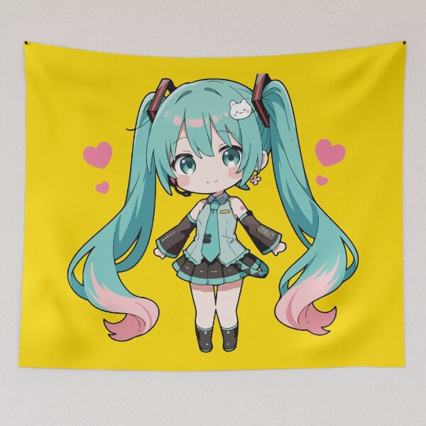 Item preview, Kawaii Miku Hatsune Chibi designed and sold by BrownHorse90s.