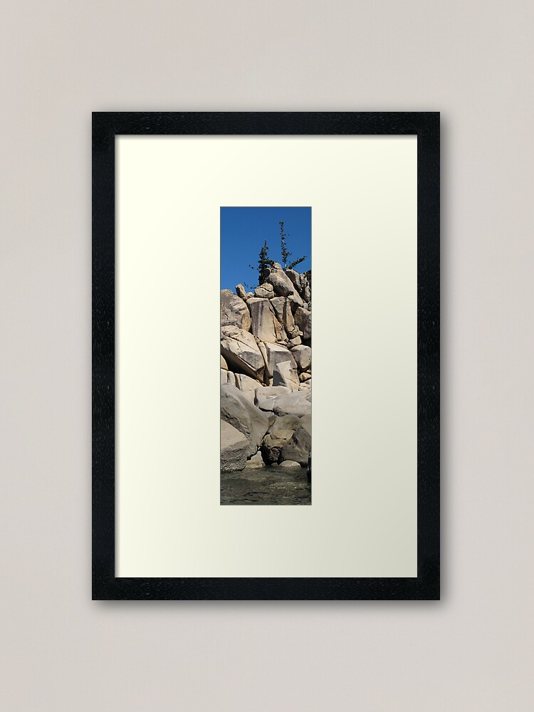 Alternate view of Ocean-Rock-Jungle-Sky II Framed Art Print