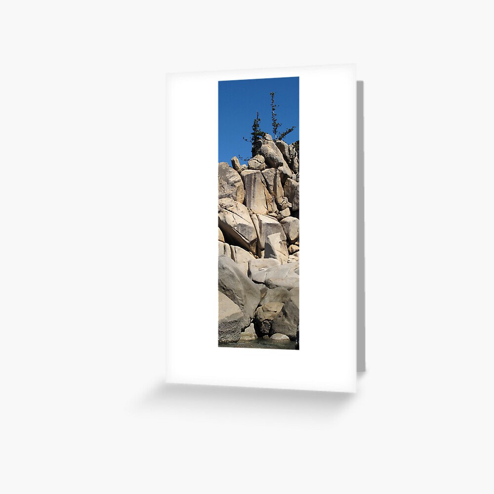 Ocean-Rock-Jungle-Sky II Greeting Card