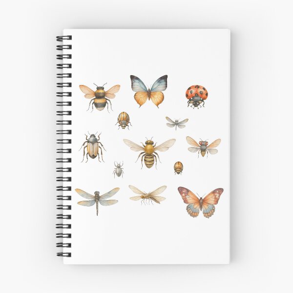 Item preview, Realistic Insect Collection Vintage Style Illustration designed and sold by ArtfulWeave.
