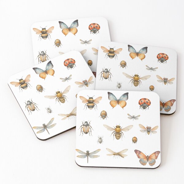 Item preview, Realistic Insect Collection Vintage Style Illustration designed and sold by ArtfulWeave.