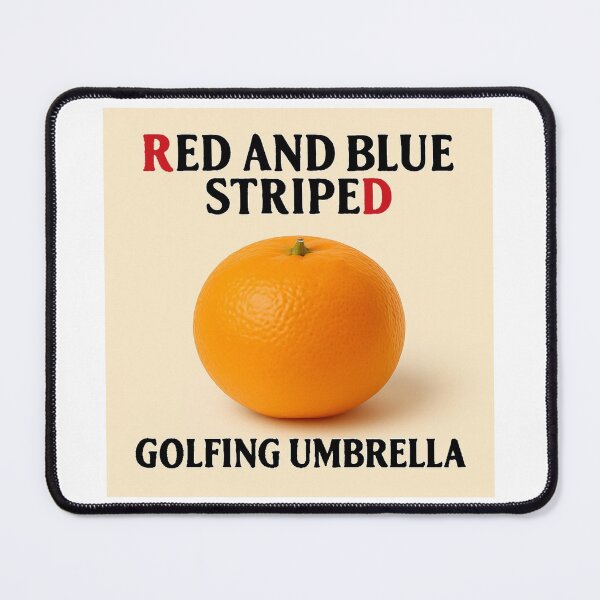 Item preview, Red and Blue Striped Golfing Umbrella (No Umbrella Included) designed and sold by Kray80.