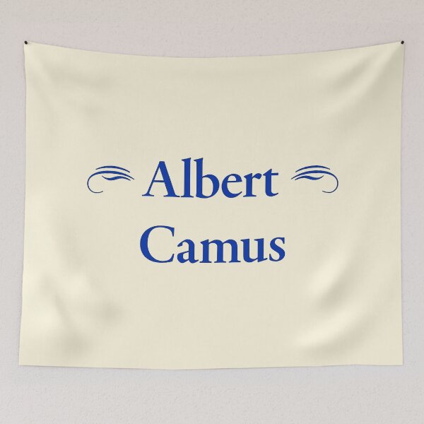 Item preview, Albert Camus, French Author, Classic Literature designed and sold by CharlottePlaceArt.