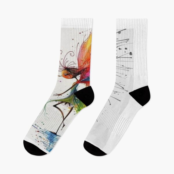 Item preview, vibrant colorful ballerina dancer artful design designed and sold by NivyasArtistry.