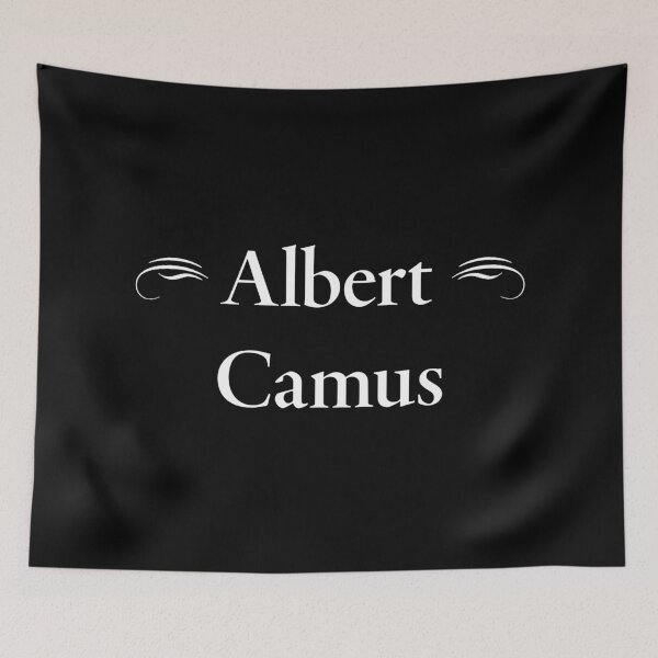 Aperçu de l'œuvre Albert Camus, auteur français, littérature classique créée et vendue par CharlottePlaceArt.