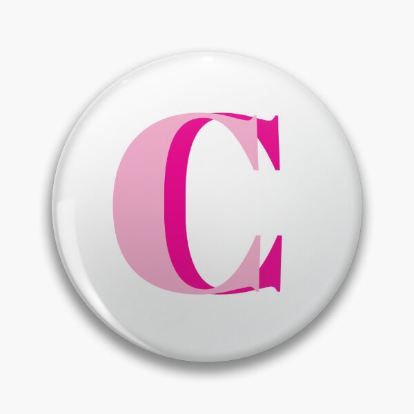 Item preview, Letter C in Pink – Cute Alphabet Initial Monogram Design designed and sold by Monika Howarth.