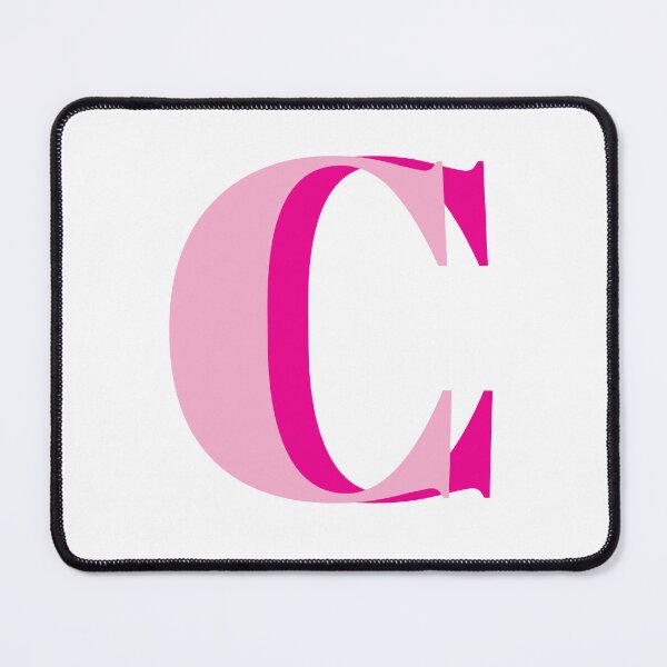 Item preview, Letter C in Pink – Cute Alphabet Initial Monogram Design designed and sold by Monika Howarth.