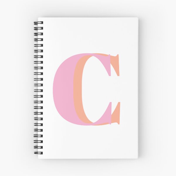 Item preview, Letter C in pastel Pink – Cute Alphabet Initial Monogram Design designed and sold by Artbymonika.