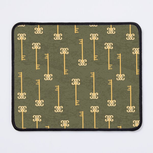 Item preview, Gold Keys Green Texture designed and sold by Farissa Designs.