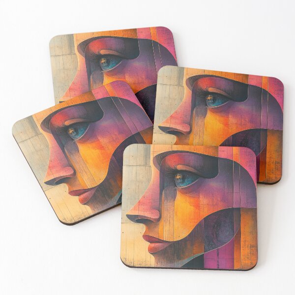 Item preview, Fragmented Muse in Vivid Geometry designed and sold by AITuneSphere.