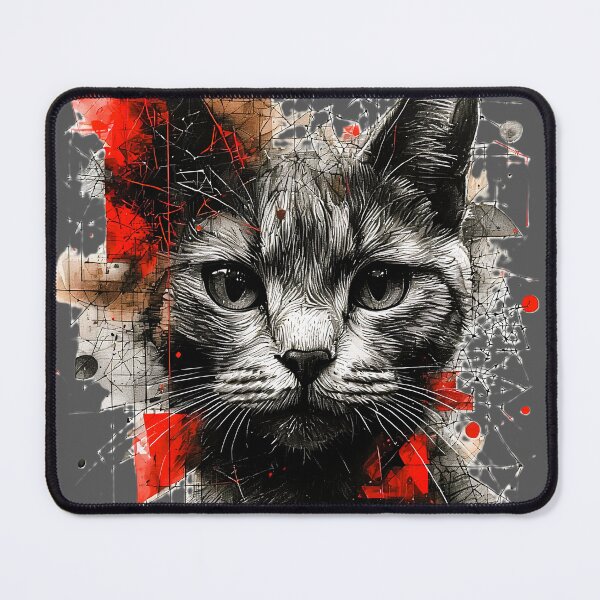Item preview, Cat Artistic Painting E1D0030 designed and sold by Ekeinekeke.