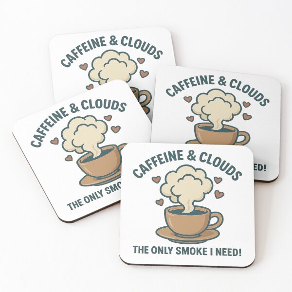 Item preview, caffaine,clouds and coffee designed and sold by KingzWorld.