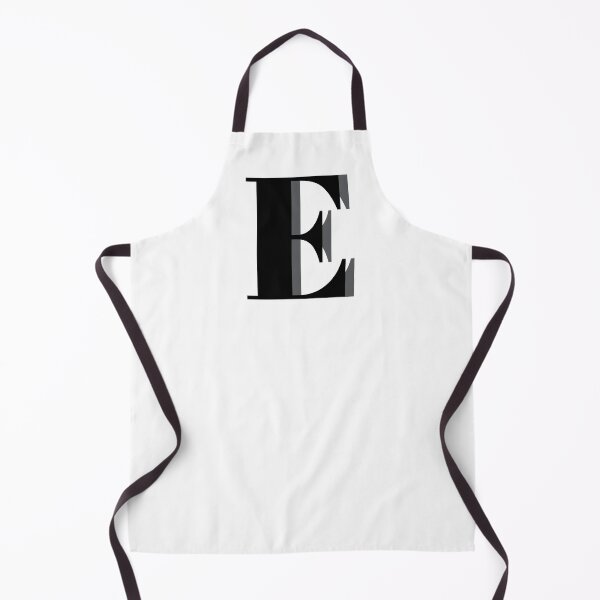 Item preview, Letter E in black– Cute Alphabet Initial Monogram Design designed and sold by Monika Howarth.
