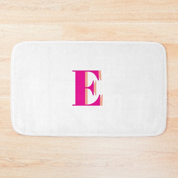 Item preview, Letter E in hot pink – Cute Alphabet Initial Monogram Design designed and sold by Monika Howarth.