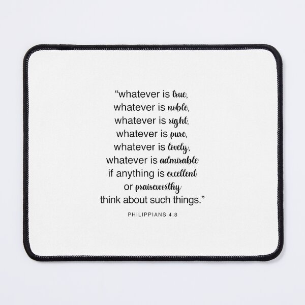 Item preview, PHILIPPIANS 4:8 designed and sold by corbrand.