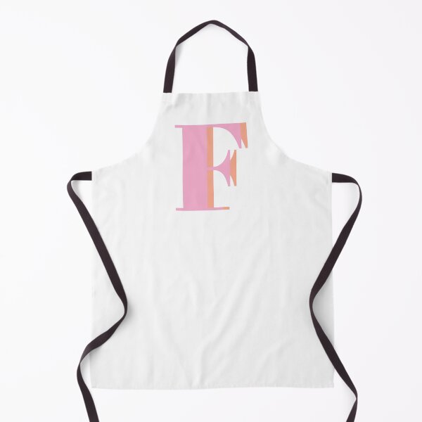 Item preview, Letter F in pastel pink – Cute Alphabet Initial Monogram Design designed and sold by Monika Howarth.