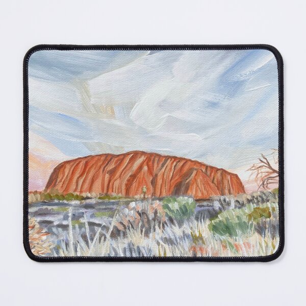 Item preview, Australian Landmark Uluru acrylic painting designed and sold by Tahnja Wolter.