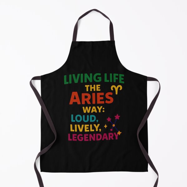 Item preview, Zodiac Aries Life quote designed and sold by PetalCraft.