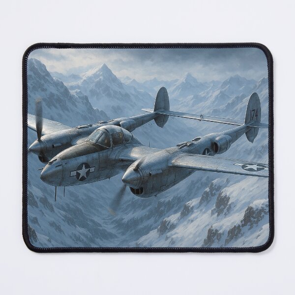 Item preview, Lockheed P-38 Lightning Arctic Patrol designed and sold by CTRL-DECAY.