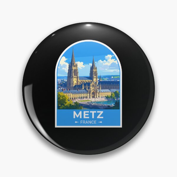 Item preview, Metz City France Travel Sticker designed and sold by TulipaGraphics.