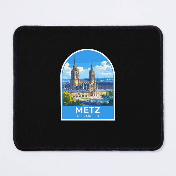 Item preview, Metz City France Travel Sticker designed and sold by TulipaGraphics.