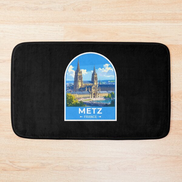 Item preview, Metz City France Travel Sticker designed and sold by TulipaGraphics.