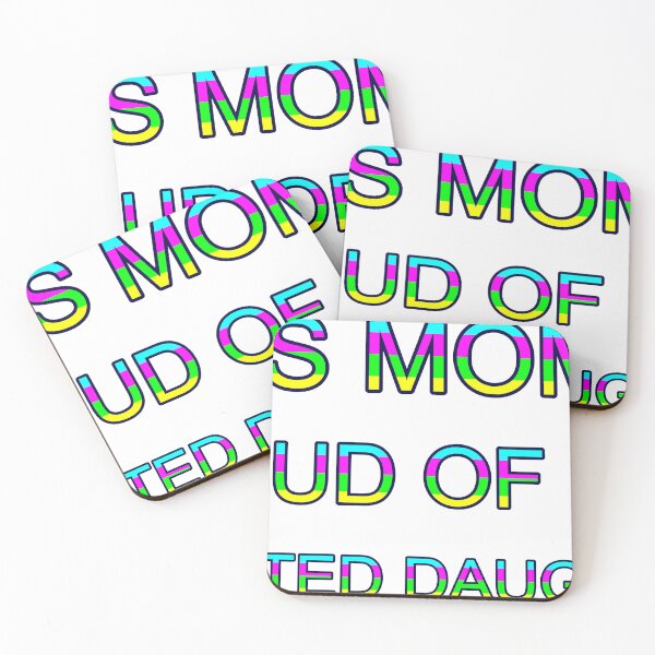 Item preview, This Mom Is Proud Of Her Adopted Daughter Bright Colors designed and sold by TheIconSmith.