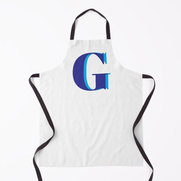 Item preview, Letter G in blue – Cute Alphabet Initial Monogram Design designed and sold by Monika Howarth.