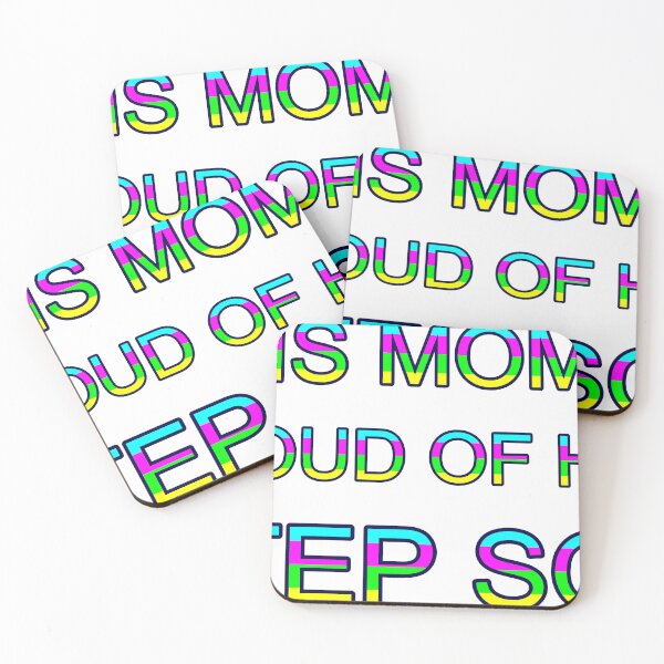 Item preview, This Mom Is Proud Of Her Step Son Bright Colors designed and sold by TheIconSmith.